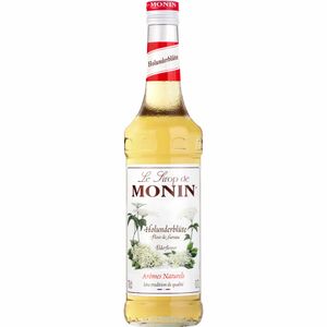 Monin Sirup Holunderblüte 700ml - Cocktails Milchshakes Kaffeesirup (1er Pack)