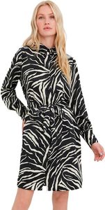 Vero Moda Liva Langärmliges Kurzes Kleid Schwarz XS Frau Schwarz XS