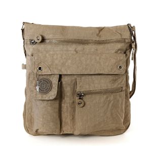 Taška Street nylonová taška dámská kabelka přes rameno kámen 31x10x33 OTJ206N