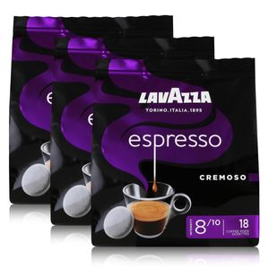 Lavazza Espresso Cremoso 18 Kaffeepads 125g (3er Pack)