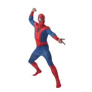 Spider-Man - Kostým - Děti BN5482 (140) (Červená/modrá)