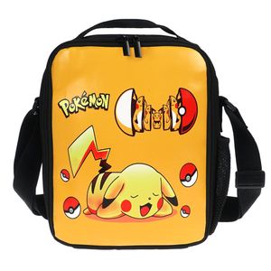Pokemon Kinder Lunch Tasche | Isolierte Lunchbag mit Pikachu | 21x26x6cm | Motiv: Pokeball