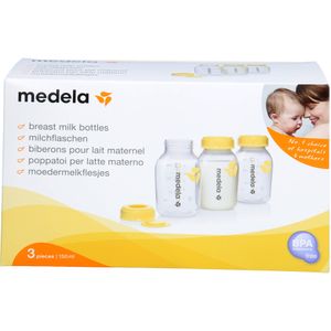 Medela 800.0796 Milchflaschen 150 ml 3 Stueck