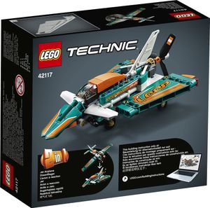 LEGO 42117 Technic Rennflugzeug & Jet-Flugzeug, 2-in-1 Spielzeug für Kinder ab 7, Geschenke zum Geburtstag oder zu Weihnachten für Jungen und Mädchen