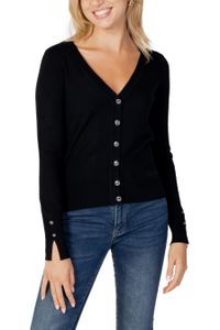 GUESS Strickjacke Damen Viskose Schwarz GR71561 - Größe: S