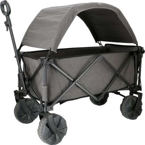 Travellife Strandwagen Burano Grau mit Dach
