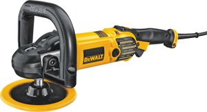 DeWALT Polierer DWP849X-QS M14 180mm 1250 Watt + 2x Polierhaube + Spannfutter