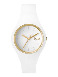 Ice Watch Ice-Glam Small Armbanduhr weiß/goldfarben ICE.GL.WE.S.S.14