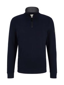 Tom Tailor Casual troyer grindle contrast Sky Captain Blue XL