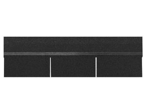 Isolbau Dachschindeln Rechteck Form - 1 Stk Schwarz Schindeln Dachpappe Bitumen