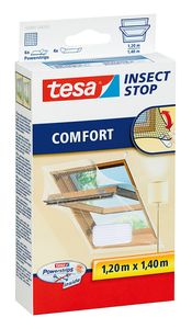 tesa Fliegengitter COMFORT für Dachfenster 1,20 x 1,40 m