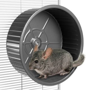 Artgerechtes Metalllaufrad für Degus und Chinchillas · extra groß mit Ø 38cm