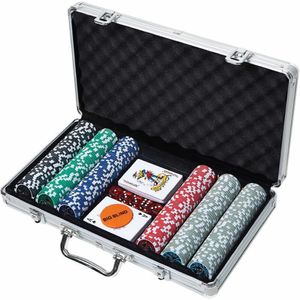 Großhandel GmbH - Ware Natural Games Pokerová sada v hliníkovém kufříku, 300 žetonů