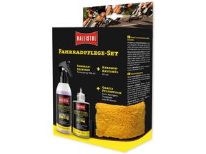 BALLISTOL® Fahrradpflege-Set, Bike Cer 65 ml  + Bike Clean 150 ml + Mikrofasertuch