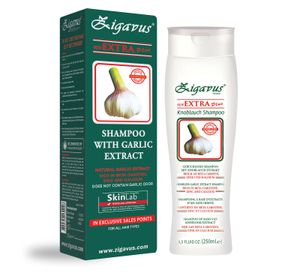 ZIGAVUS Extra Plus Knoblauch Shampoo 250ml gegen intensiven Haarausfall