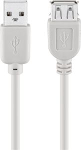 USB 2.0 Verlängerung-A Stecker > A Buchse 1,8m