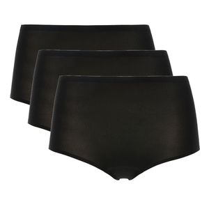 Chantelle dámske nohavičky do pása 3-pack - SoftStretch, bez švov, neviditeľné, jedna veľkosť čierna 36-44