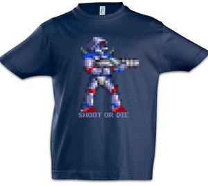 Shoot Or Die Kinder Jungen T-Shirt, Größe: 2 Jahre