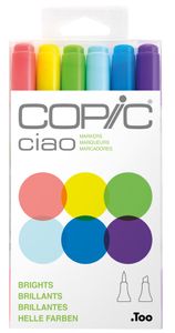 COPIC Marker ciao 6er Set "Brights"