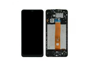 LCD + dotyk + rámeček pro Samsung Galaxy A12 A125 2020 černá (Aftermarket)