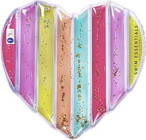 Nafukovací matrac Swim Essentials s dúhovým srdcom