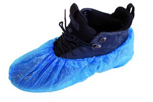Flizüberschuhe señores señora sobre zapatos azulgrisáceos schuhüberzieher 