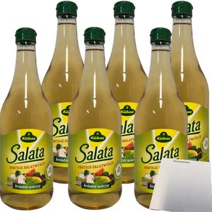 Kühne Salata Fertige Salatwürze auf Essigbasis 6er Pack (6x750ml Flasche) + usy Block