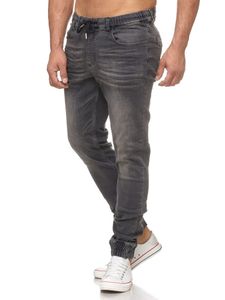 Tazzio Herren Jeans Regular Fit im Jogger-Stil 17506 Schwarz XL