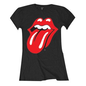 The Rolling Stones - "Classic" T-Shirt für Damen RO329 (M) (Schwarz)