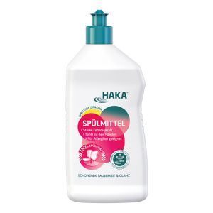 HAKA Spülmittel Zitrone 750ml sanftes Handspülmittel, für Allergiker geeignet