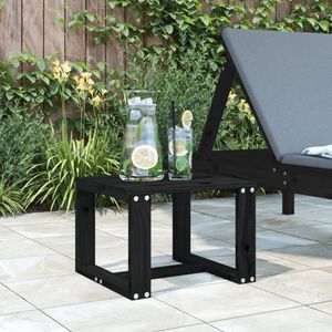 vidaXL Stolik ogrodowy czarny 40x38x28,5 cm lite drewno sosnowe vidaXL Stolik ogrodowy czarny 40x38x28,5 cm lite drewno sosnowe