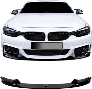 Front Spoiler Ansatz Lippe schwarz glänzend passend für BMW 4er F32 F33 F36