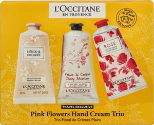 L'Occitane Pink Flowers Hand Cream Trio Set