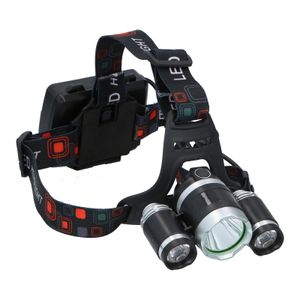 Grundig LED Stirnlampe mit Rotlicht, 3 ultrahelle Power LED, 4 Funktionen, Kopflampe für Sport & Freizeit