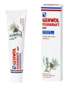 Gehwol Fusskraft Wärme Creme, 125 ml, rot, trockene spröde haut