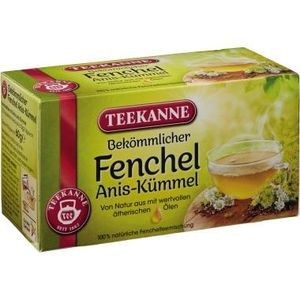 Teekanne Fenchel Anis Kümmel natürliche Fenchelteemischung 60g