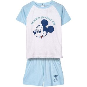 Schlafanzug Für Kinder Mickey Mouse Hellblau - 18 Monate