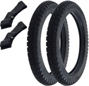 2x Citomerx Moped Sommerreifen M001 2.75-17 41P TT + Schlauch - Allroundprofil