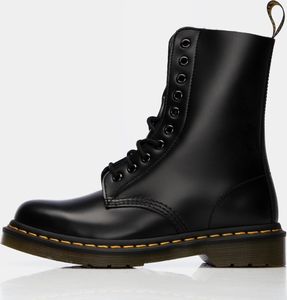 Dr. Martens - 1490 Black Smooth Comfort,11857001, 10 Loch Stiefel schwarz Größe 46 (UK11)