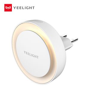 Yeelight YLYD11YL Plug-in-LEDs Nachtlicht Warmweiss Energiesparender Beleuchtungssensor fuer Wohnzimmer Schlafzimmer Flurtreppen (EU-Adapter)