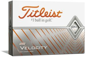 Titleist Velocity Golfbälle 12 Stück Weiß Titleist Velocity Golfbälle 12 Stück Weiß