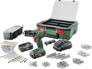 Akumulátorový vrtací šroubovák Bosch "PSR 1800 LI-2" 18 V, 2x akumulátor + systémový kufr
