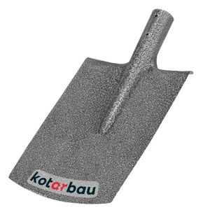 KOTARBAU® Robuster Spaten 290 x 190 mm Gärtnerspaten für 38 mm Stieldurchmesser Stahlschaufel zum Pflanzen OHNE STIEL