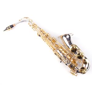 Karl Glaser Alt Saxophon versilbert mit Messingklappen inkl. Koffer und Blättchen