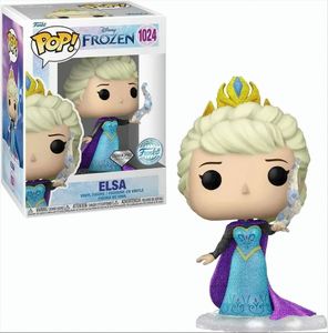 Funko POP 66647 | Disney's Frozen Figur von Elsa | Die Eiskönigin | Disney Prinzessin | Kleid mit lila Cape | Sammelfigur