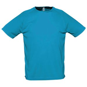 SOLS Herren Sporty Performance T-Shirt, Kurzarm, Rundhals PC303 (XL) (Aqua)