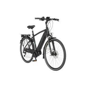 FISCHER E-Bike Pedelec Trekking VIATOR 4.1i Herren, Rahmenhöhe 50 cm, 28 Zoll, Akku 504 Wh, Mittelmotor, Kettenschaltung, LCD Display, schwarz