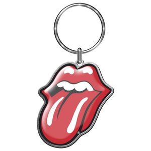 The Rolling Stones - Prívesok na kľúče RO3792 (jedna veľkosť) (červená/strieborná)