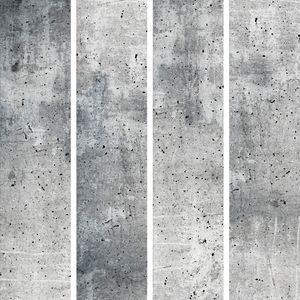 PURO TAPETE - Realistische Tapete ohne Rapport und Versatz 10m Vlies Tapetenrolle Wandtapete modern design Fototapete - Beton grau f-C-0247-j-a