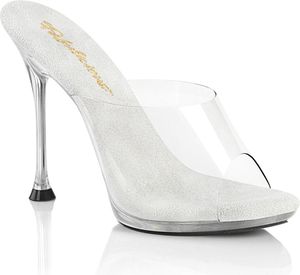 CUPID-401 Fabulicious elegante vegane Damen High Heels transparente Pantoletten